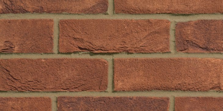A photo of the Forterra EcoStock Chertsey Antique Blend 65mm brick in use.