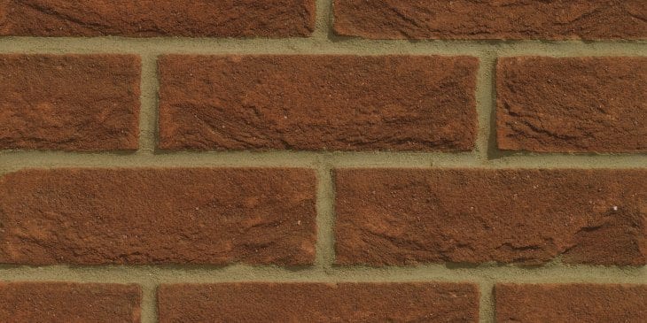 A photo of the Forterra EcoStock Oakthorpe Red 65mm brick in use.