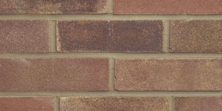 A photo of the Forterra (LBC) Heather London 73mm brick in use.