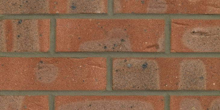 A photo of the Forterra Butterley Kirton Arden Red brick in use.