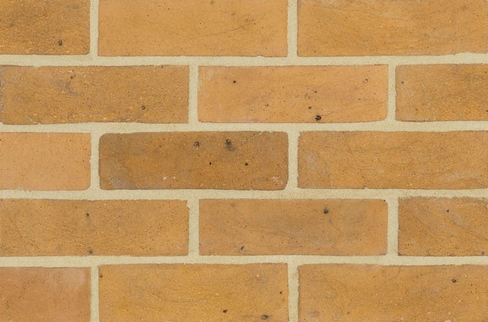 A photo of the MBH Charnwood Oxbridge Yellow Multi Handmade brick in use.
