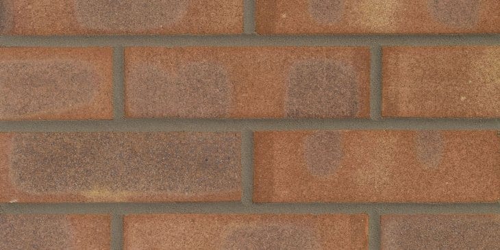 A photo of the Forterra Butterley Rufford Red Multi brick in use.