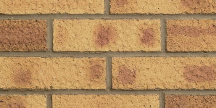 A photo of the Forterra (LBC) Saxon Gold London brick in use.