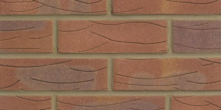 A photo of the Forterra Butterley Sherwood Red Mixture brick in use.