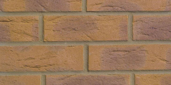 A photo of the Forterra Butterley Village Honey Gold brick in use.