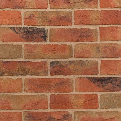 A photo of the Terca Olde Autumn Antique brick in use.
