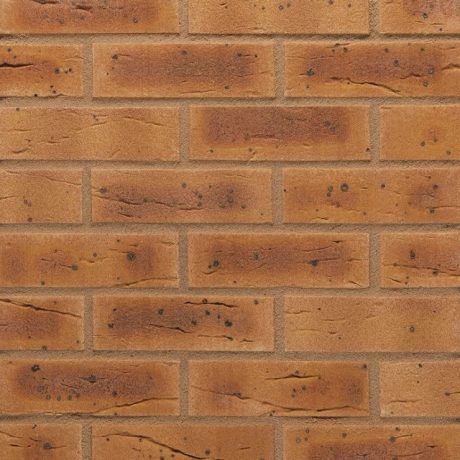 A photo of the Terca Harvest Buff Multi brick in use.