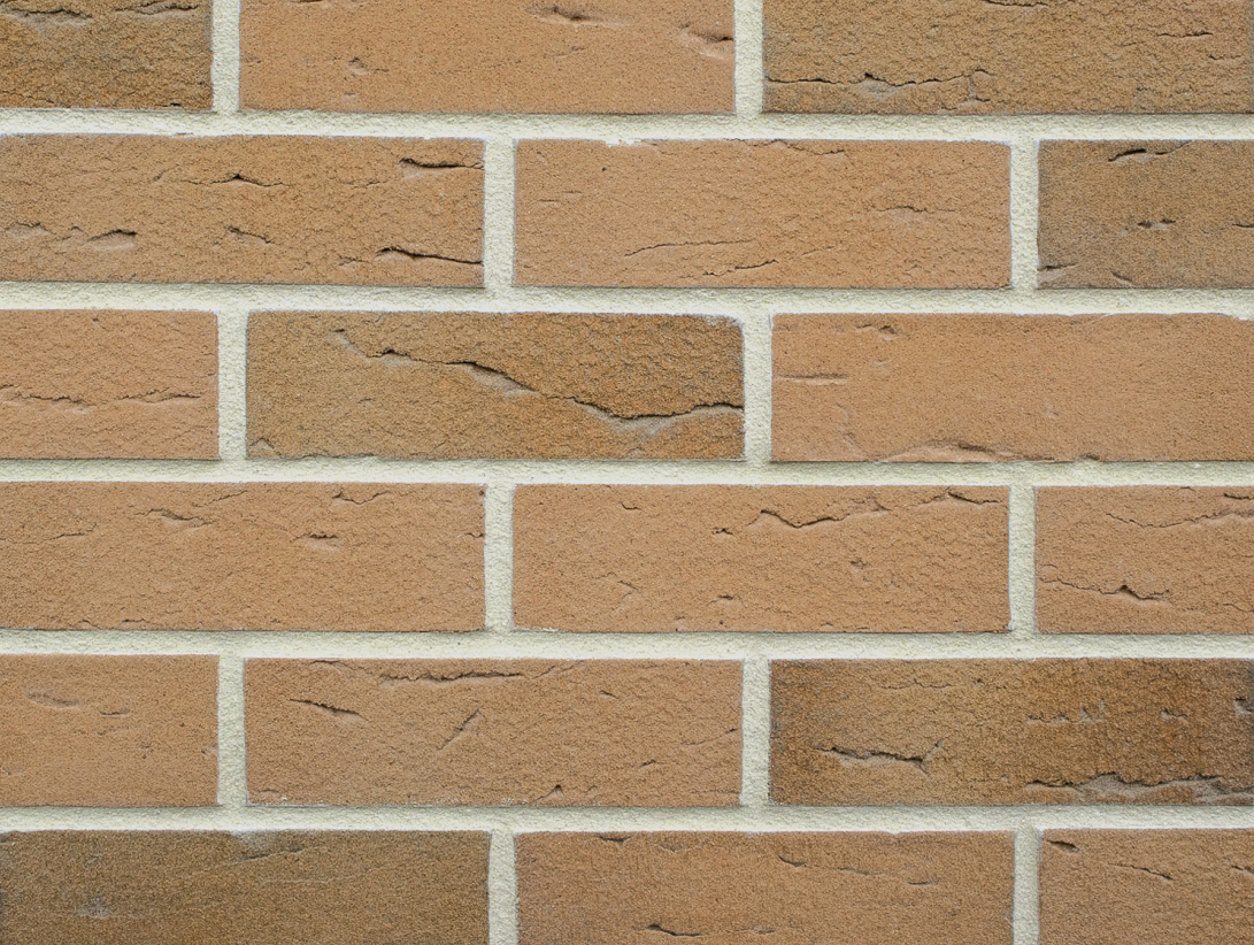 A photo of the Camtech Genesis Arundel Buff Multi brick in use.