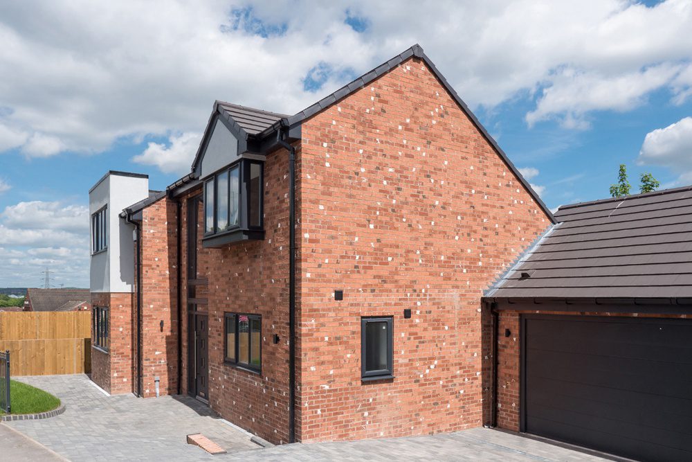 A photo of the Forterra Butterley Southdown Multi brick in use.