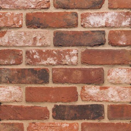 A photo of the Terca Whitby Red Multi Rustica brick in use.