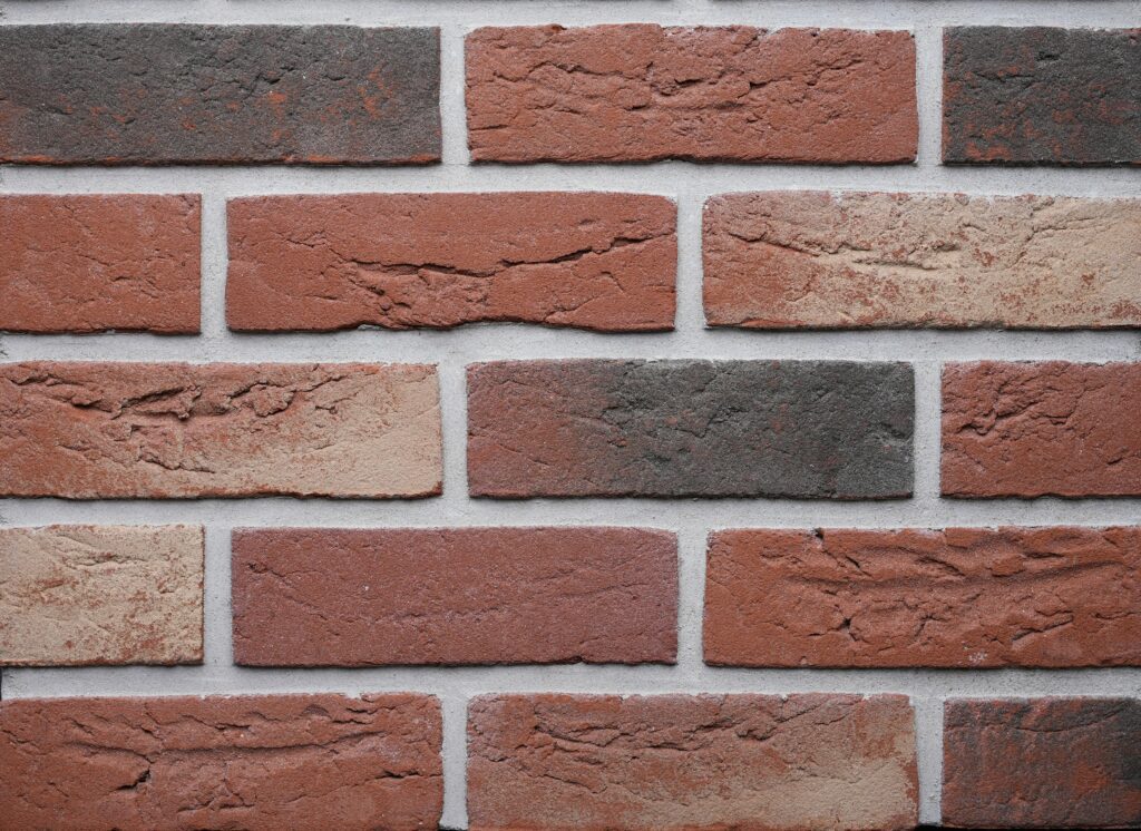 A photo of the Camtech Premier Fairfield Antique brick in use.